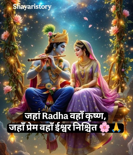 Radha Krishna Shayari